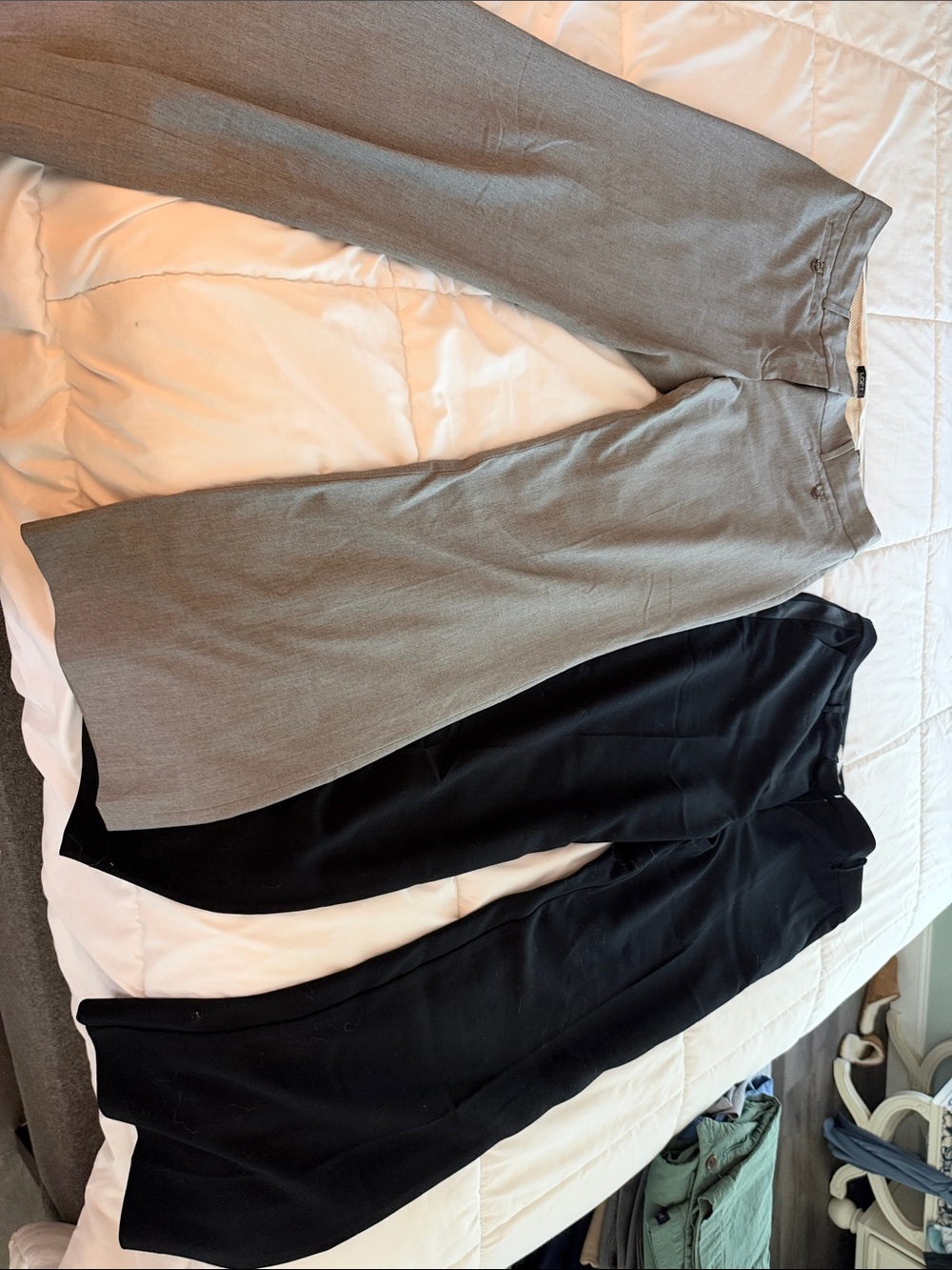 Loft size 14 trousers - black and grey